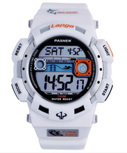 New men sports watches Top brand PASNEW LED electronic wristwatch 100 meters waterproof fashion man outdoor