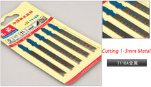T118A Saw Blade For Scroll Saw Cutting Metal GR102DWE Jig Saw( Dongcheng, Makite or Bocsh Brand Jig Saw) 5pcs