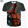 Mr 1991 newest listing America Cartoon Anime Bad guys Deadpool 3D printed t shirt boys big