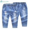 Grandwish Children s Spring Autumn Ripped Denim Trousers for Boys Washing Jeans Summer Pants for Kids