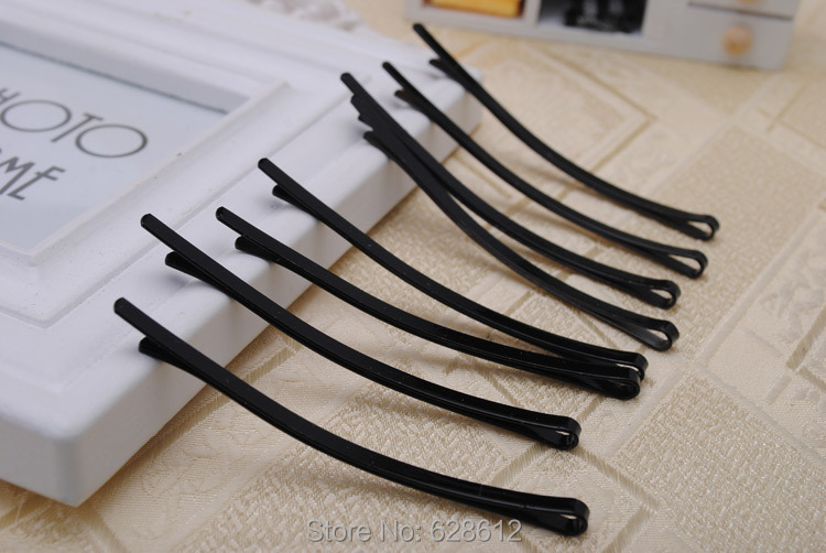 12pcs Lot 3 1 4 2 1 2 Inches Black Paiting Strong Hair Bobby