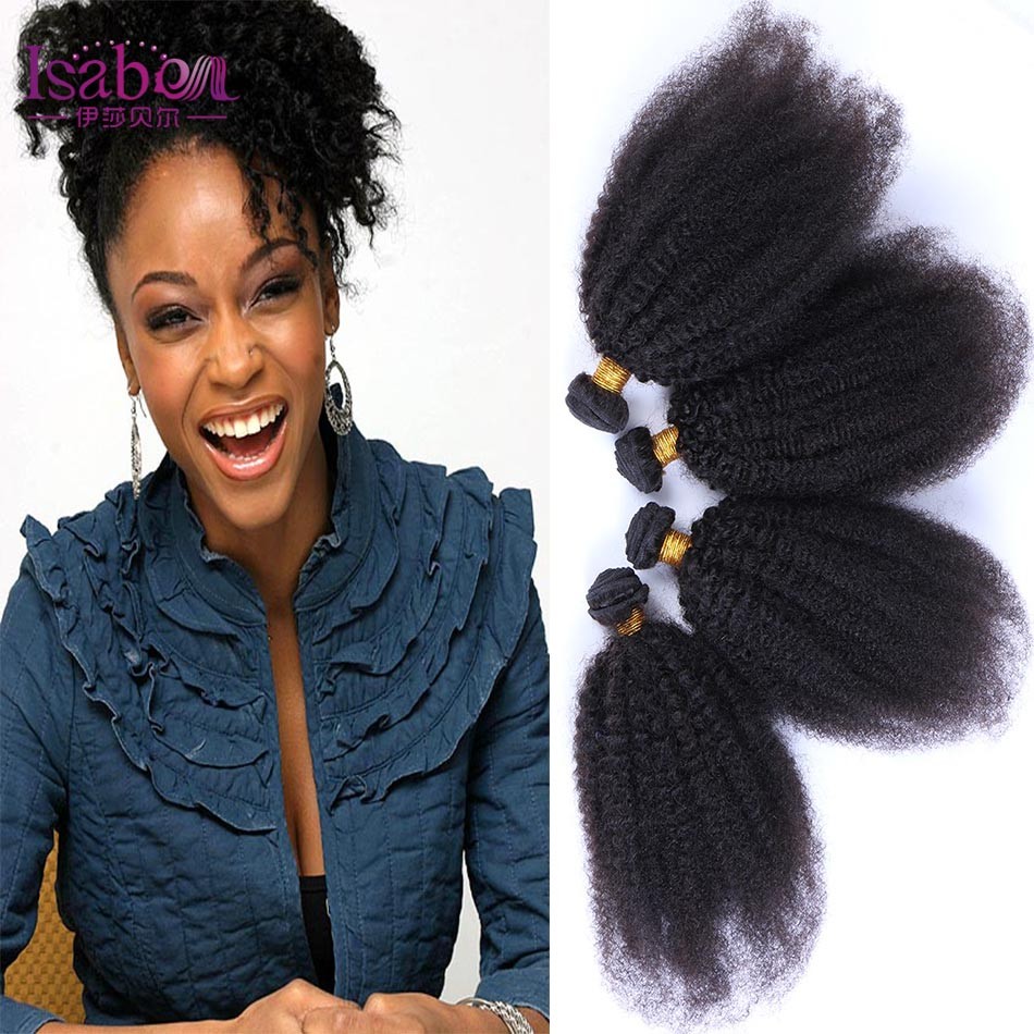 6a Virgin Afro Kinky Human Hair Weave Sale 3pcs Lot Unprocessed