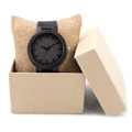 BOBO BIRD Men s Design Brand Luxury Wooden Bamboo Watches With Real Leather Quartz Watch in
