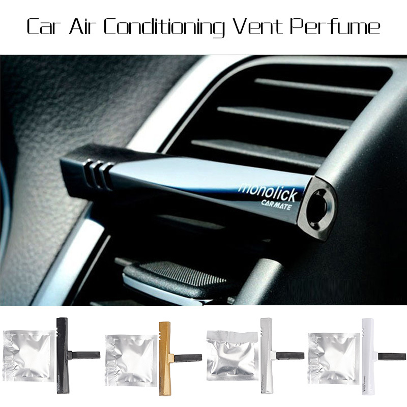 Free shipping Colorful Luxury Car Air Conditioning Vent Clip Perfume Air Freshener Fragrance 71190