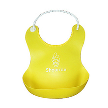 2015 Hot Sale 4 Colors Baby Infants Kids Cute Silicone Bibs Baby Lunch Bibs Cute Waterproof