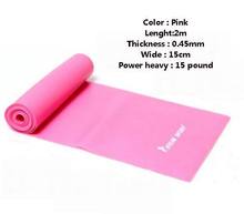 2m exercise resistance bands Yoga strap Fitness Resistance Training Band stretching Health Elastic Body Stretching Belt