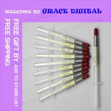 10pcs/lot FREE SHIPPING Silver Syringe Silicone Thermal Grease Heatsink Compound Paste for CPU GPU VGA#DN038