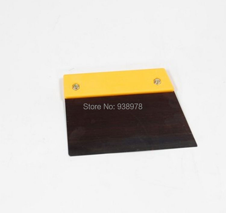 Trapezoid Steel Scraper with Yellow Plastic Handle squeegee (6).jpg