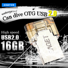 Eaget 16GB 16G V8 micro OTG USB Flash Drive Pen Drive USB 2 0 Smart Phone