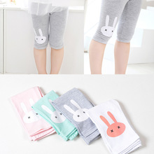2-9Y 2016 Knee Length Leggings Candy Color Pants Children Clothes Girls Animal Print Leggings Baby Girl Cotton Pants