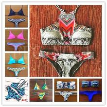 2015 Triangl Swimwear Bikini Neoprene Swimsuits Bathing Suit Push Up Bikini Brazilian Vintage Maillot De Bain