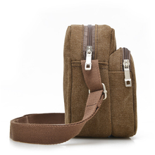 2016 Men Women Shoulder Bag Canvas Small Pocket Money Bag High Quality Material Messenger Outdoor Hiking