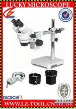 Envío gratis 10.5X – 135X + 8 W luz fluorescente del anillo digital microscopio binocular. microscopio estéreo. olympus microscopios
