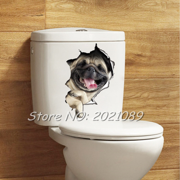 Promoción de cuarto de baño de pared de vinilo compra ...