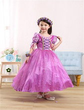 kids girl formal dress sophia ball gown princess dresses for girls cosplay costumes summer style 2016 new arrival full dress