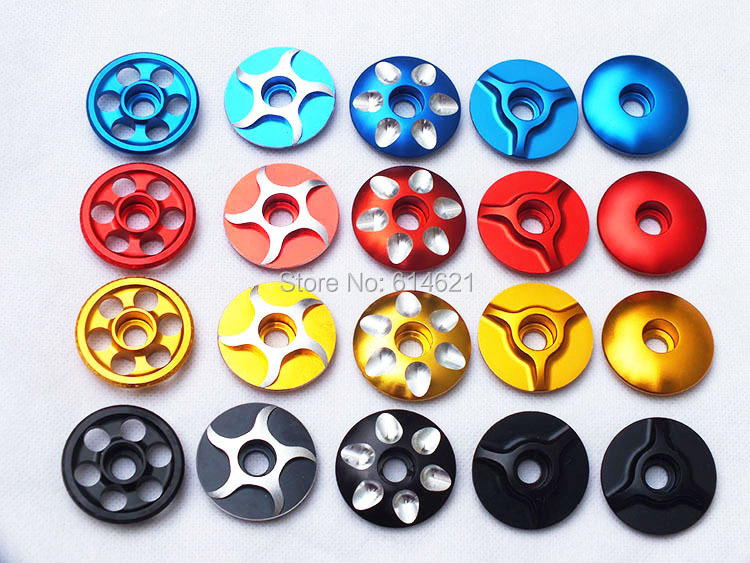 MTB stem top cap lid Aluminum AL CNC Mountain Bike Road Bicycle Headset