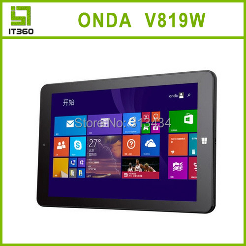 Hot sale Onda V819W for Intel Z3735 Quad Core 8 Inch Win8 Tablet PC Windows 8