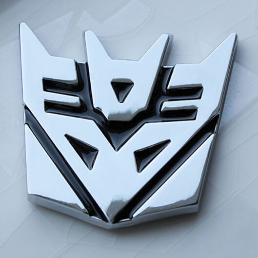 Car Decoration Sticker Logo Metal 3D Autobot Decepticon Emblem Badge Decal Truck Auto styling Car Styling
