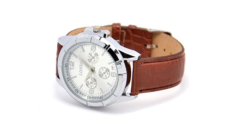 Wholesale Latest Design High Quality Leather Strap Watch Men Fashion Sports Quartz Wrist Casual Watch londa