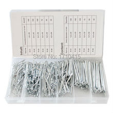 Free shipping Professional 555 Pcs Splint Pin Assortment Hardware Tool Set