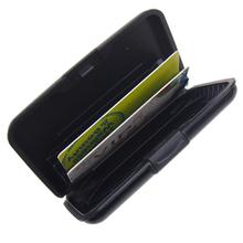 New Free Shipping Womens Mens Aluminum Metal Wallet Business ID Credit Card Case Stripe Box Holder