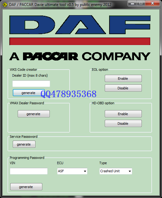 Daf davie paccar ultimate v0.5 tool