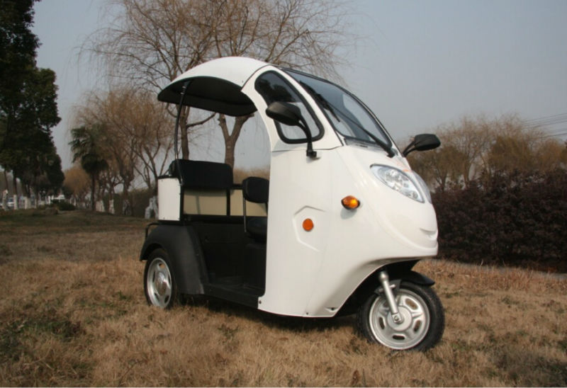 Toit tricfcle Semi fermé tricycles électriques trois roues vélo