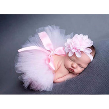 10 Colors Baby Girl Tulle Tutu Skirt Newborn Photography Props Bowknot Baby Tutu Skirt Birthday Party Gift 1set ZT001