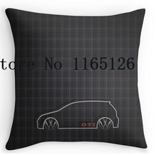Two sides printing GTI Tartan Pillow Cases for12 ”14” 16” 18” 20” 24” inch free shipping
