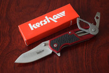 Kershaw Knives 8200 RD 8200RD supervivencia del cuchillo de caza cuchillos plegable táctico del cuchillo de múltiples funciones del acero 8Cr13MoV envío gota