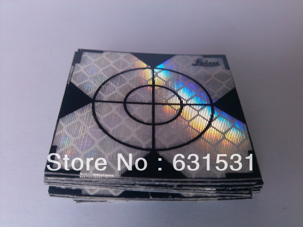 100pcs Reflector Sheet 40 x 40 mm 40x40 Reflective Tape Target Total Station