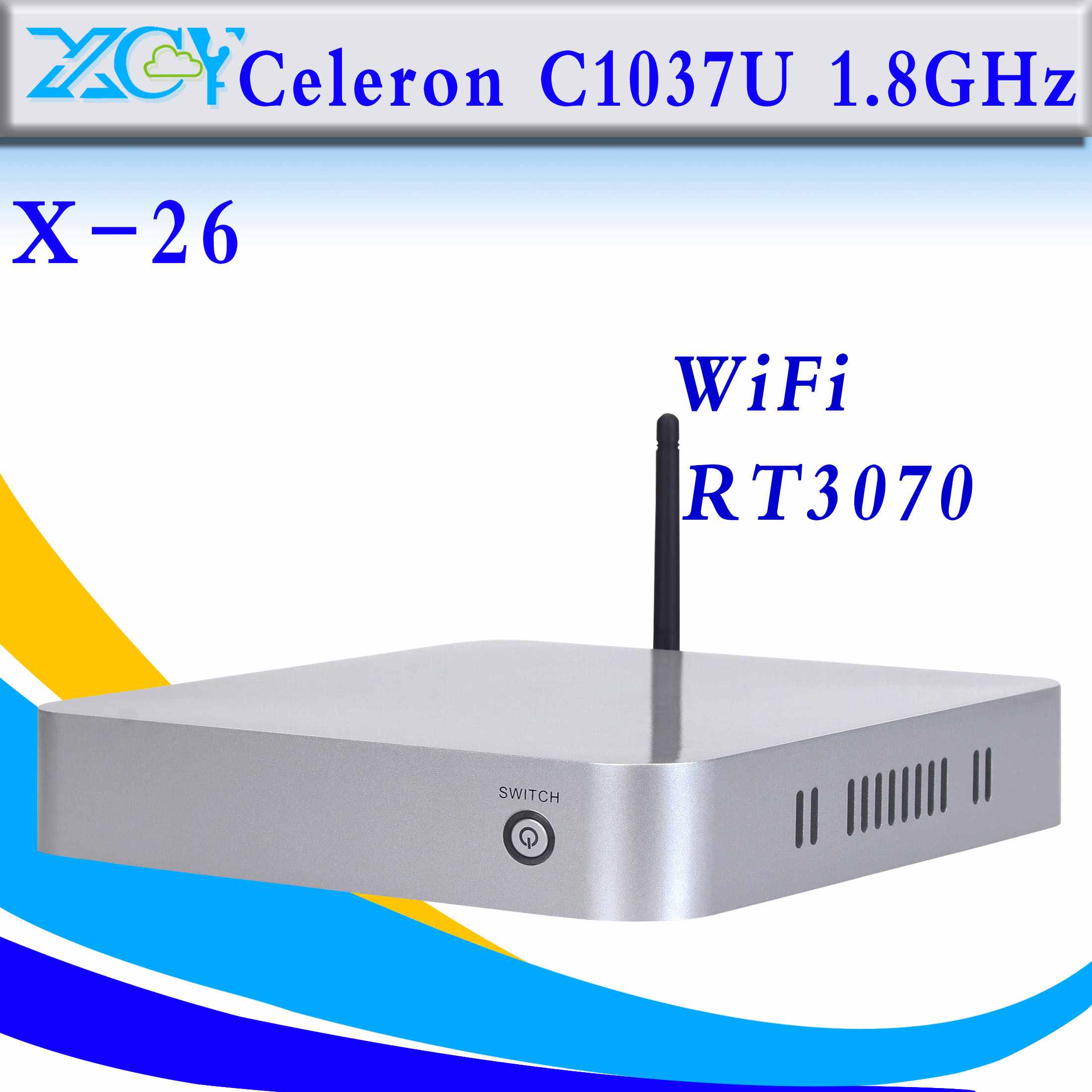 thin client XBMC MINI PC htpc mini itx with CPU C11037U 2GB RAM 8GB SSD thin client zero client pc net pc hot selling