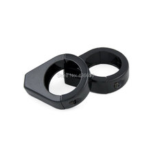 Motorcycle Black 39mm Turn Signal Fork Clamps For Harley XL Sportster 883 Models 1987 2015