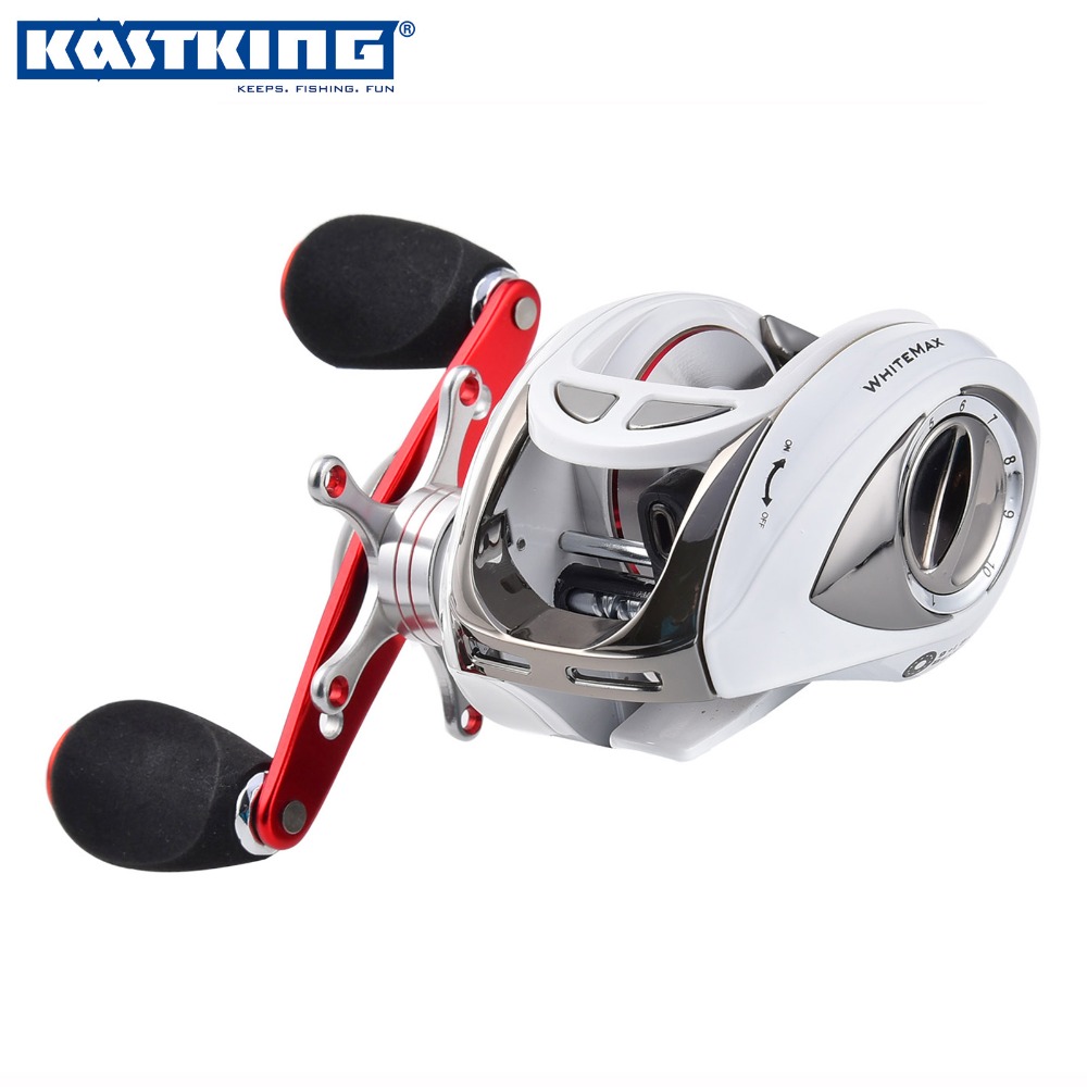 KastKing Whitemax baitcasting reel 10 ball bearings carp fishing gear Right Hand fishing reel