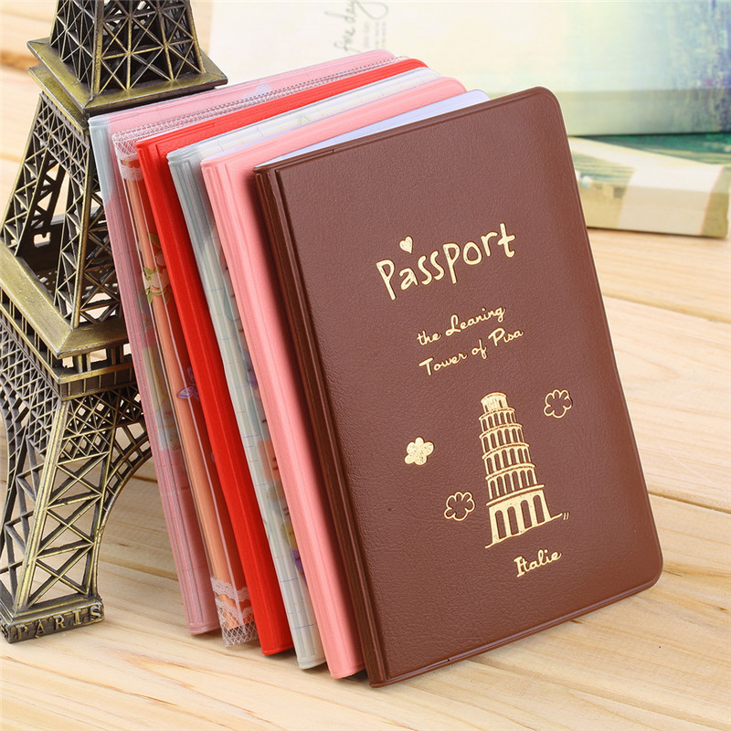 6Colors Travel Passport Holder Document Card passport case passport cover passport holder Protect Cover Free Shipping