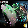 New Rechargeable 2 4GHz Wireless Silent Ergonomic Optical USB LED Backlit Gaming Mouse Gamer Mice 2400DPI