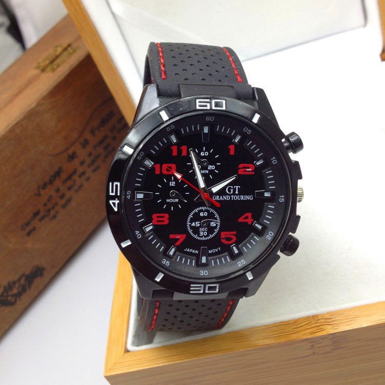 Sport Wristwatches Quartz Men s Watch Silicone Relogio Masculino Clock F1 Fashion Men Watches