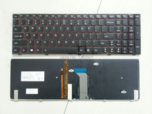Новый подсветкой клавиатура для Lenovo Ideapad Y500 Y500N Y500NT Y500S Y510 Y510P Y590 Y590N keboard сша макет PK130RR3A00
