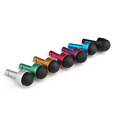 5pcs lot 3 5mm Headphone Plug Capacitive Touch Screen Stylus for iPhone iPad Tablet PC Smartphone