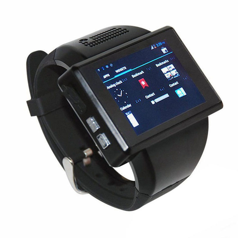 Free shipping AN1 Android 4 1 Dual Core 2 Touch BT Smart Watch GSM Phone 2