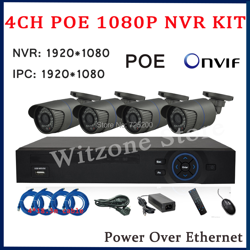 Гаджет  H.264 4CH P2P P&P 1080P NVR for 2 Megapixel 1080P CMOS IP Camera System Cloud Storage CCTV NVR Kit Support ONVIF None Безопасность и защита