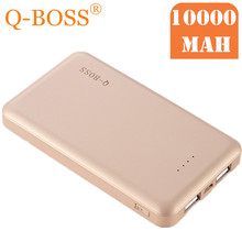 10000 mah powerbank 2 port portable power charger external cellphone Battery Pack Backup battery power for cellphone and tablet