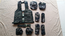 military tactical vest molle Digital battle-portable tactical vest with a combination of 06 ten sets of 07 woodland vest