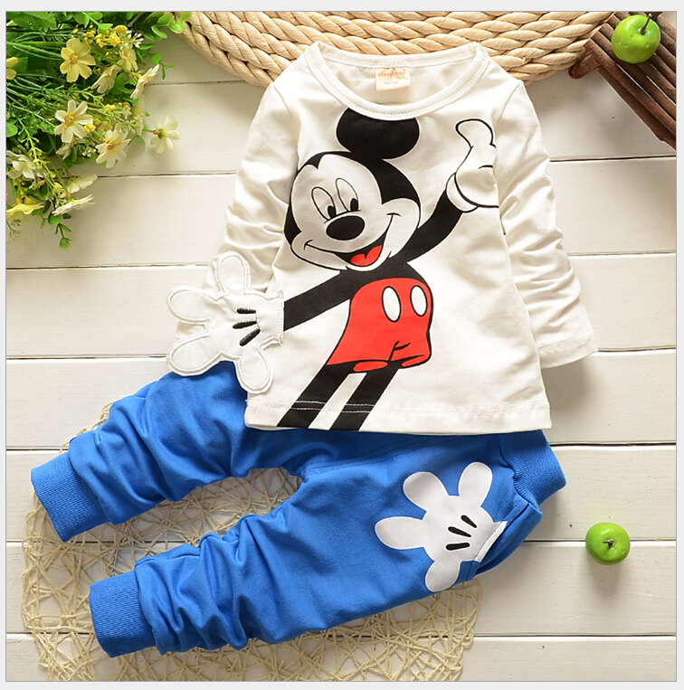 New Arrival 2015 Spring Newborn Suits Baby Girls Boys Brand Mini Suits Fashion Sports Kids T