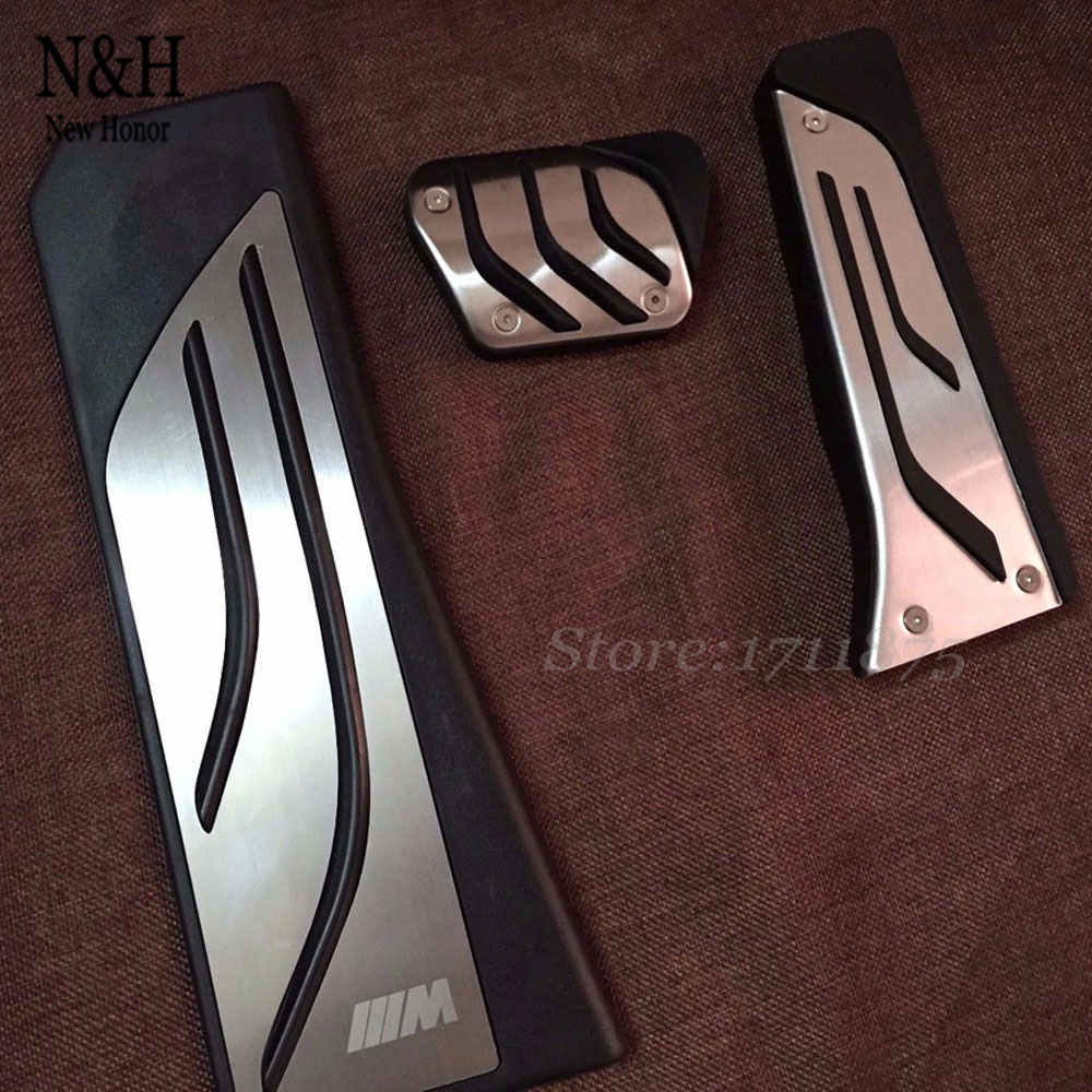 Bmw m performance stainless steel pedal covers #6