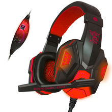 Plextone PC780 High Quality Computer Gaming Stereo Bass Headphones With Mic Usb Auriculares LED Light for PC Gamers
