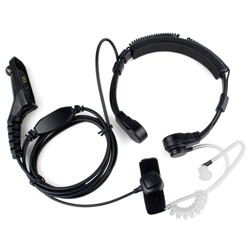 Manufacturer Acoustic Tube Tactical Throat Mic. Bone Conductor for