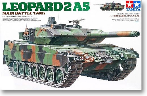 Tamiya rising German leopard 2 tanks model a5 main battle tank (35242).