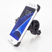 Bike Phone Holder For Samsung Galaxy S7 EDGE Bicycle Handlebar Bracket Clip + Phone Holder Bike Motorcycle Traval Free Shipping