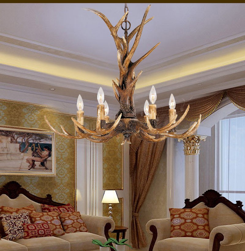 Europe-Country-6-Head-Candle-Antler-Chandelier-American-Retro-Resin-Deer-Horn-Lamps-Home-Decoration-Lighting (2)
